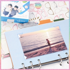 [HOTIS] Sticker dán góc ảnh Photo Corners KW-triO JT-01 miếng dán bảo vệ góc ảnh - Hộp 250 miếng