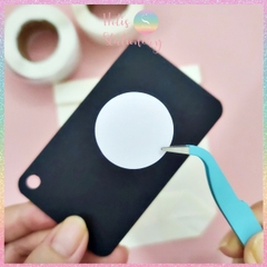 [HOTIS] Cuộn 500 tem dán trong suốt, trắng sữa, sticker hình tròn dán niêm phong, trang trí hộp quà