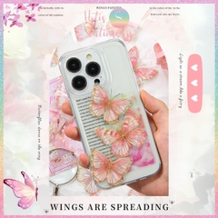 [HOTIS] Set 20 Sticker Bướm Dreamy Butterfly Dance Hologram PET trong suốt chống thấm nước, trang trí sổ tay DIY, làm thiệp