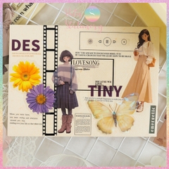 [HOTIS] Sticker cô gái fashion PET trong suốt dán trang trí sổ tay làm bullet journal