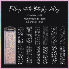 [HOTIS] Set 12 tờ sticker hologram trong suốt Streamer Shatter Dreams trang trí sổ, card idol, dán điện thoại