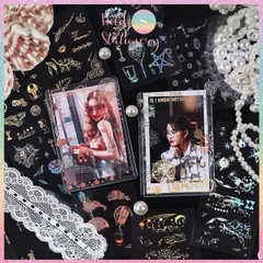 [HOTIS] Set 12 tờ sticker hologram trong suốt Streamer Shatter Dreams trang trí sổ, card idol, dán điện thoại