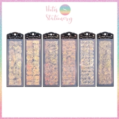 [HOTIS] Set 12 tờ sticker hologram trong suốt Streamer Shatter Dreams trang trí sổ, card idol, dán điện thoại