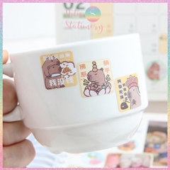 [HOTIS] Sticker cuộn Capybara Loopy siêu dễ thương dán trang trí sổ tay