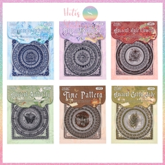 [HOTIS] Set 12 Sticker viền khung Classical Flower Language nhãn dán trang trí sổ bullet journal