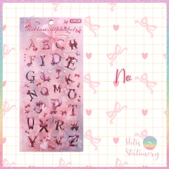 [HOTIS] Sticker 26 Chữ cái cách điệu hoa lá Fairy Tale Alphabets trang trí sổ bullet journal