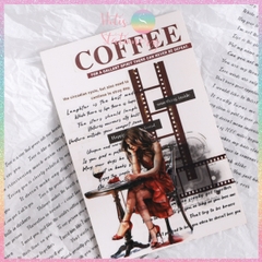 [HOTIS] Set 6 tờ Sticker English Rhythm nền trong suốt, chữ đen trang trí sổ, bullet journal, thiệp, postcard DIY