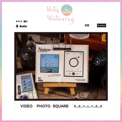 [HOTIS] Set 15 tấm sticker khung ảnh Frame The Future dán trang trí sổ, poster, tranh ảnh, decor photobook