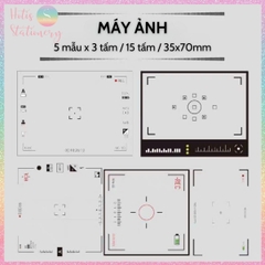 [HOTIS] Set 15 tấm sticker khung ảnh Frame The Future dán trang trí sổ, poster, tranh ảnh, decor photobook