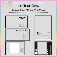 [HOTIS] Set 15 tấm sticker khung ảnh Frame The Future dán trang trí sổ, poster, tranh ảnh, decor photobook