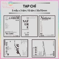 [HOTIS] Set 15 tấm sticker khung ảnh Frame The Future dán trang trí sổ, poster, tranh ảnh, decor photobook