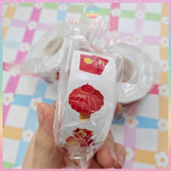 [HOTIS] Cuộn 500 Tem Dán Tết - Sticker Trang Trí May Mắn Đầu Năm