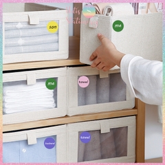 [HOTIS] Cuộn 500 Tem Tròn Nhiều Màu Sticker Dán Đa Năng