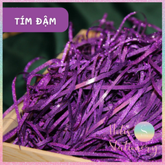 [HOTIS] 3mm - Giấy rơm kim tuyến giấy rơm nhũ sợi 3mm óng ánh lót hộp quà tặng sang trọng cao cấp