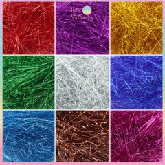 [HOTIS] 13 MÀU Giấy Rơm Kim Tuyến Hologram Sợi 1mm 50g / 100g - Trang Trí & Lót Hộp Quà Sang Trọng, Cao Cấp