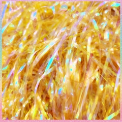 [HOTIS] 3mm - Giấy rơm hologram trong suốt raffia óng ánh trang trí, lót hộp quà, giỏ quà tặng sang trọng cao cấp