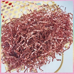 [HOTIS] Giấy rơm nhún 3mm rơm kim tuyến lót hộp quà sang trọng Metallic Crinkled Raffia