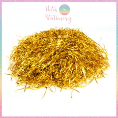 [HOTIS] Giấy rơm bóng sợi 3mm óng ánh trang trí, lót hộp quà, giỏ quà tặng sang trọng cao cấp