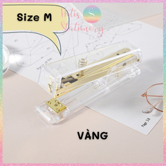 [HOTIS] Bấm kim trong suốt 4 màu hottrend sang trọng dùng decor bàn học, bàn làm việc