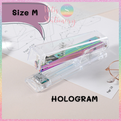 [HOTIS] Bấm kim trong suốt 4 màu hottrend sang trọng dùng decor bàn học, bàn làm việc