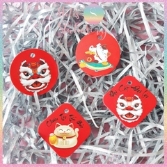 [HOTIS] Set 50 tag giấy trang trí hộp quà tặng Tết Giáp Thìn 2024 - Không kèm dây