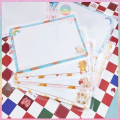 [HOTIS] Set 4 Mini Board size A5 / A4, Bảng viết câu, viết từ, bảng phụ - Giấy bìa cứng ép nhựa dán bảng, giáo cụ dạy học