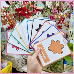 [HOTIS] Thẻ học từ vựng Flashcard Tiếng Anh theo chủ đề, 2 mặt vận dụng tương tác, giấy ép nhựa, viết tẩy xóa được