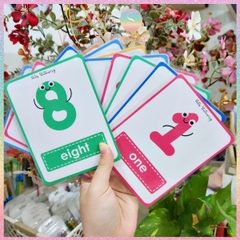 [HOTIS] Thẻ học từ vựng Flashcard Tiếng Anh theo chủ đề, 2 mặt vận dụng tương tác, giấy ép nhựa, viết tẩy xóa được