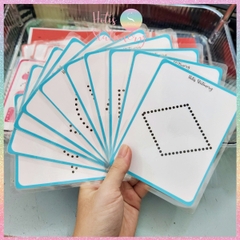 [HOTIS] Thẻ học từ vựng Flashcard Tiếng Anh theo chủ đề, 2 mặt vận dụng tương tác, giấy ép nhựa, viết tẩy xóa được
