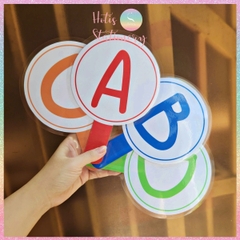 [HOTIS] Set 10 Thẻ trả lời YES NO, thẻ đáp án Đúng Sai cầm tay, thẻ trắc nghiệm, giáo cụ dạy học