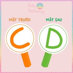 [HOTIS] Set 10 Thẻ trả lời YES NO, thẻ đáp án Đúng Sai cầm tay, thẻ trắc nghiệm, giáo cụ dạy học