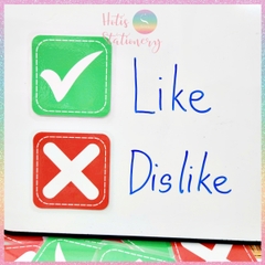 [HOTIS] Set 10 Thẻ tick cross caro trả lời đúng sai, thẻ trắc nghiệm - Giấy bìa cứng ép nhựa dán bảng, giáo cụ dạy học