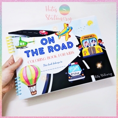 [HOTIS] Tập tô màu theo chủ đề cho bé Coloring Book For Kids - Tập tô màu 22 tờ luôn bìa