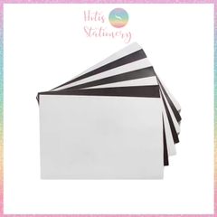 [HOTIS] Nam châm lá A4 có keo dán, nam chấm lá dẻo dán bảng, tủ lạnh, giáo cụ dạy học