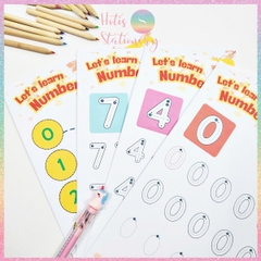 [HOTIS] Tô nét đứt, luyện nét cơ bản, tô màu cho bé 3-6 tuổi, rèn luyện tư duy, học liệu Montessori