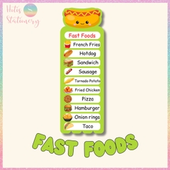 [HOTIS] Thẻ từ vựng Tiếng Anh cho bé từ 4-10 tuổi, ép nhựa, giáo cụ dạy học - Kèm file nghe