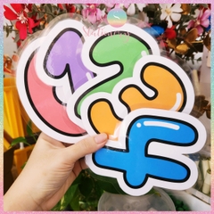 [HOTIS] Bộ 10 thẻ số chia nhóm học tập, làm phép tính, chơi minigame, giáo cụ dạy học