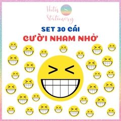 [HOTIS] Set 30 thẻ cảm xúc, thẻ sao vàng hoạt động lớp, chơi minigame, ép nhựa, giáo cụ dạy học