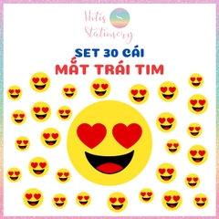 [HOTIS] Set 30 thẻ cảm xúc, thẻ sao vàng hoạt động lớp, chơi minigame, ép nhựa, giáo cụ dạy học