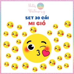 [HOTIS] Set 30 thẻ cảm xúc, thẻ sao vàng hoạt động lớp, chơi minigame, ép nhựa, giáo cụ dạy học