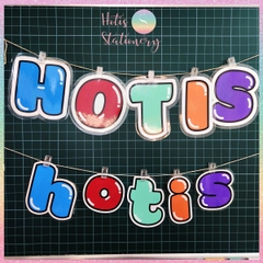 [HOTIS] Thẻ chữ cái Anh Việt dạy bé nhận biết chữ, trang trí lớp học, giáo cụ dạy học