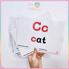 [HOTIS] Bộ 104 Thẻ Flashcard Oxford Phonics World I Học Tiếng Anh Cho Bé - Ép Nhựa Chống Nước Cao Cấp