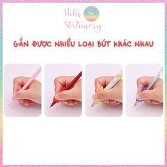 [HOTIS] Set 10 cá heo cầm bút chì, dụng cụ tập viết chữ đẹp cho bé, dụng cụ định vị cầm bút silicon