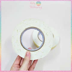 [HOTIS] Băng Keo Xốp Vàng 2 Mặt 2.4F & 5F - Dài 6 Mét, Độ Dính Mạnh