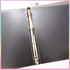 [HOTIS] Color Binder - Bìa còng nâu/ đen/ trắng - A6/ A5/ B5/ A4 (Không kèm giấy)