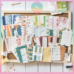 [MIX MẪU] Giấy nền vintage họa tiết cổ điển Sweetness (5.6x8.3cm) - 50 tờ