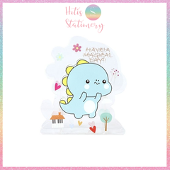 [HOTIS] Ống đựng bút acrylic trong suốt để bàn, hộp đựng cọ trang điểm - Nhiều hình dễ thương