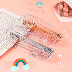 [HOTIS] Bấm kim trong suốt 4 màu hottrend sang trọng dùng decor bàn học, bàn làm việc