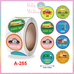 [HOTIS] Sticker Cuộn 500 Nhãn Dán Khen Thưởng Học Sinh - Tạo Động Lực, Kích Thích Học Tập, Phù Hợp Giáo Viên & Phụ Huynh