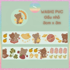 [HOTIS] Washi cuộn PVC động vật dễ thương - Dài 3m